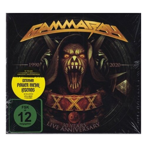 Компакт-Диски, EAR MUSIC, GAMMA RAY - 30 Years Live Anniversary (2CD+DVD) компакт диски ear music gamma ray heading for the east 2cd