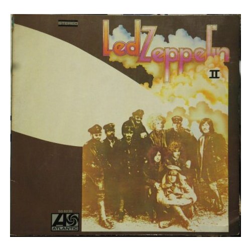 виниловые пластинки atlantic led zeppelin led zeppelin ii lp Старый винил, Atlantic, LED ZEPPELIN - Led Zeppelin II (LP , Used)