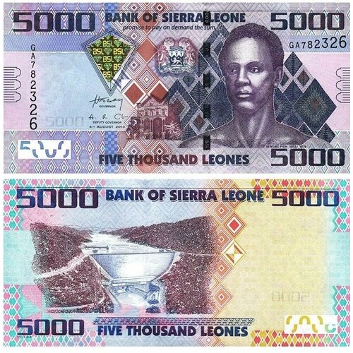 Сьерра-Леоне 5000 леоне 2013-2020