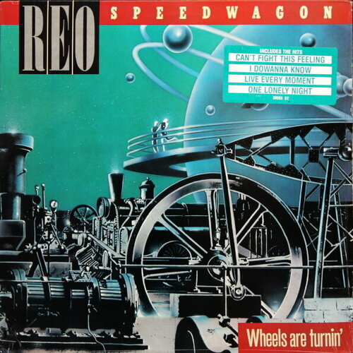 старый винил epic reo speedwagon good trouble lp used Epic REO Speedwagon / Wheels Are Turnin' (LP)