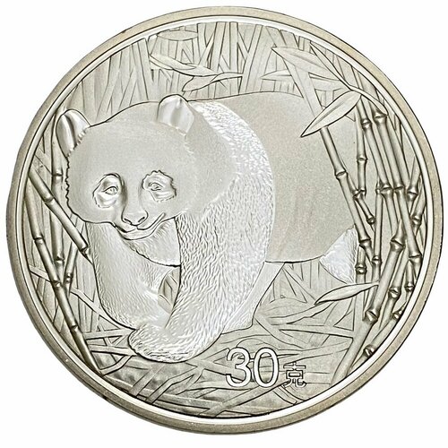 Китай монетовидный жетон с пандой 2002 г. клуб нумизмат монета монетовидный жетон германии серебро удод европа