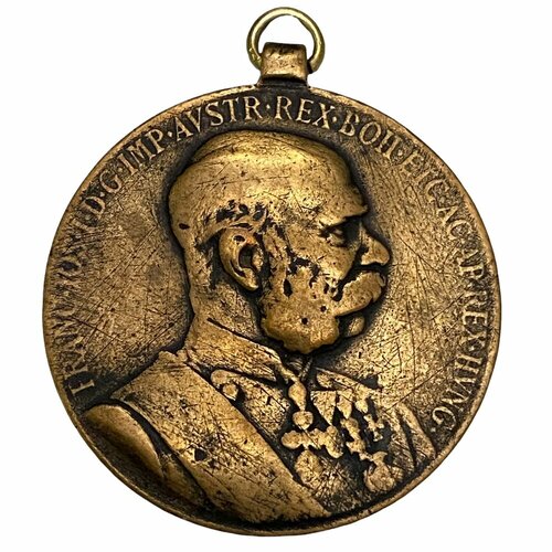 Австрия, медаль 50 лет правления Франца-Иосифа I 1898 г. (Без ленты 7) медаль настольная signum memoriae австро венгрия 1898 год редкость