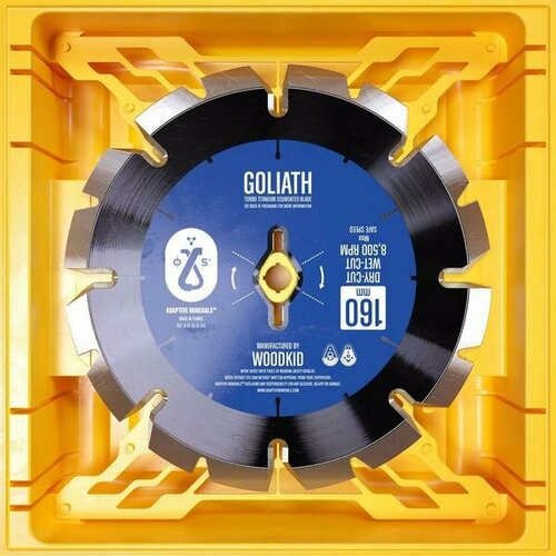 Виниловая пластинка WOODKID - GOLIATH (LIMITED, COLOUR, 45 RPM, 7 , SINGLE) виниловая пластинка woodkid in your likeness limited colour 45 rpm 7 single
