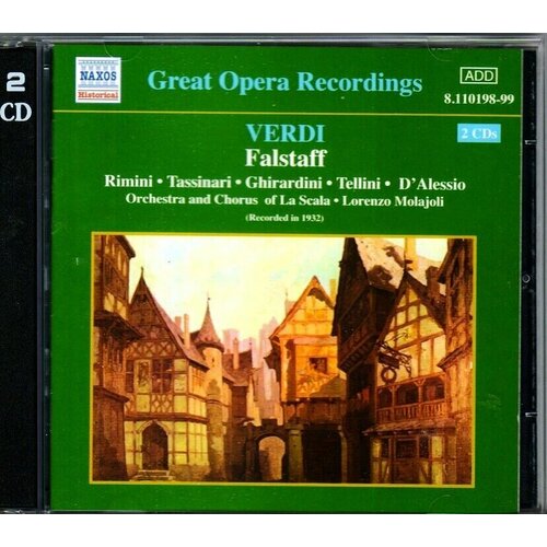 Verdi - Falstaff-La Scala 1932 Naxos CD Deu ( Компакт-диск 2шт) Верди опера