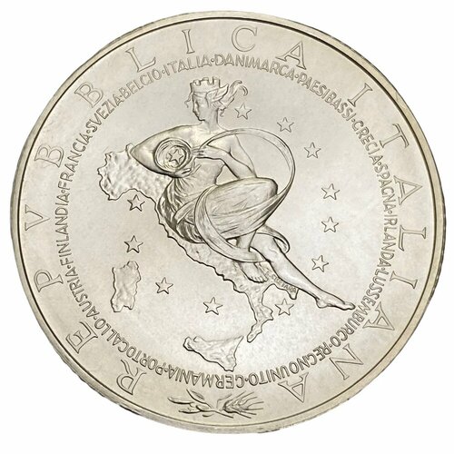 Италия 10 евро 2003 г. (Председательство Италии в Совете ЕС)