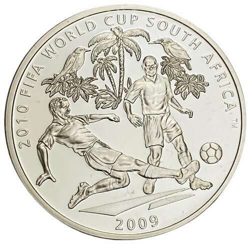 Самоа 10 тал 2009 г. (Чемпионат мира по футболу 2010, ЮАР) клуб нумизмат монета 50 кип лаоса 1991 года серебро чемпионат мира по футболу