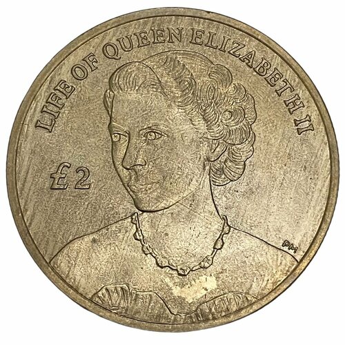 bast eva maria die queen 2 elizabeth ii Остров Вознесения 2 фунта 2012 г. (60 лет правления Елизаветы II - Елизавета II)