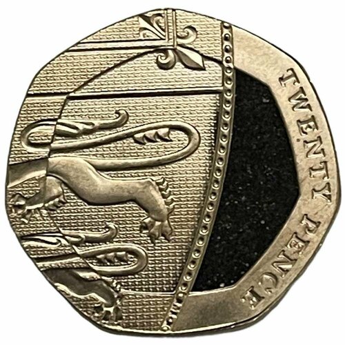клуб нумизмат монета 5 фунтов англии 2010 года медно никель елизавета ii Великобритания 20 пенсов 2010 г. (Королевский щит) (Proof)
