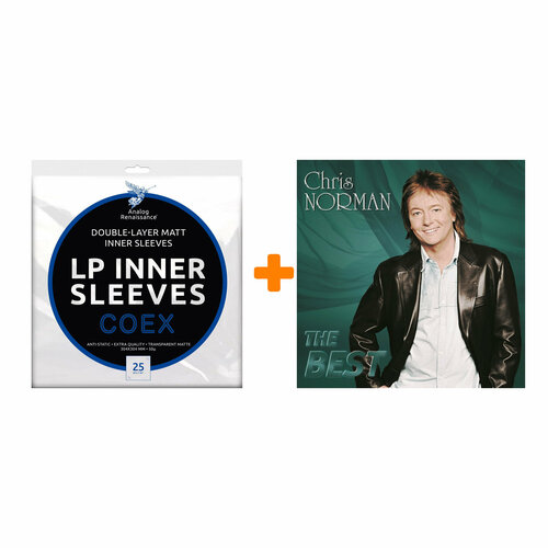 NORMAN CHRIS The Best LP + Конверты внутренние COEX для грампластинок 12 25шт Набор