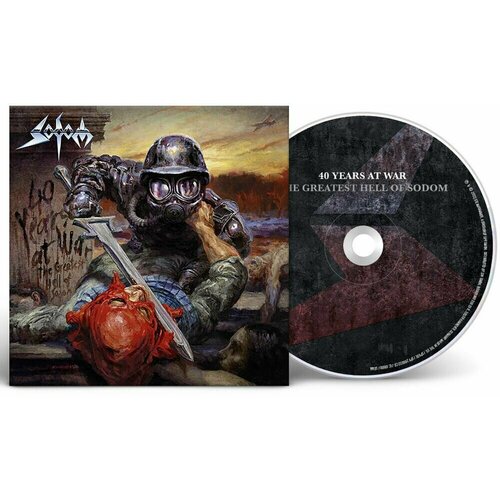 виниловая пластинка sodom 40 years at war greatest hell 2lp crystal black splatter Sodom – 40 Years At War: The Greatesrt Hell Of Sodom (CD)
