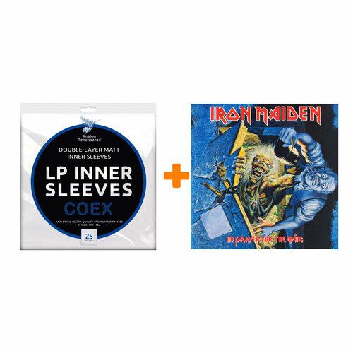 IRON MAIDEN No Prayer For The Dying LP + Конверты внутренние COEX для грампластинок 12 25шт Набор madonna like a prayer lp конверты внутренние coex для грампластинок 12 25шт набор