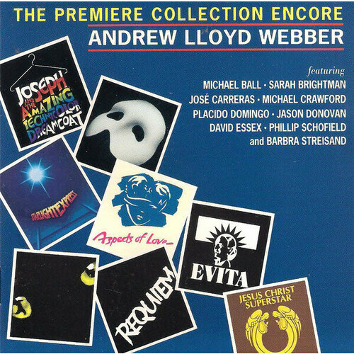 webber andrew lloyd виниловая пластинка webber andrew lloyd jesus christ superstar Andrew Lloyd Webber 'The Premiere Collection Encore' CD/1992/Pop Rock/Germany