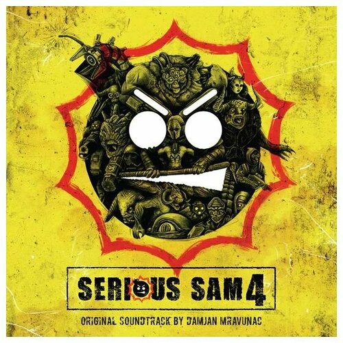 саундтрек саундтрек serious sam 4 deluxe colour 2 lp Виниловая пластинка саундтрек - SERIOUS SAM 4 (DELUXE, COLOUR, 2 LP)