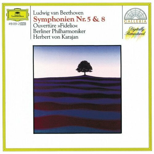 Компакт-диск Warner Herbert Von Karajan – Ludwig van Beethoven: Symphonies Nos. 5 & 8 компакт диск warner musica viva alexander rudin – ludwig van beethoven symphonies nº 1