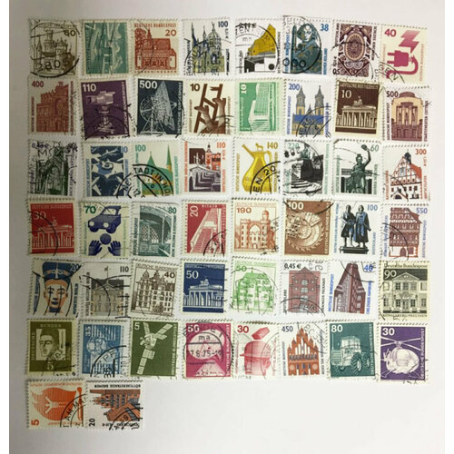 (Смесь годов--) Набор марок Германия "50 шт." Гашёные , III Θ