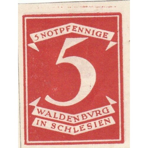 германия веймарская республика вальденбург 2 пфеннига 1921 г 2 Германия (Веймарская Республика) Вальденбург 5 пфеннигов 1921 г.