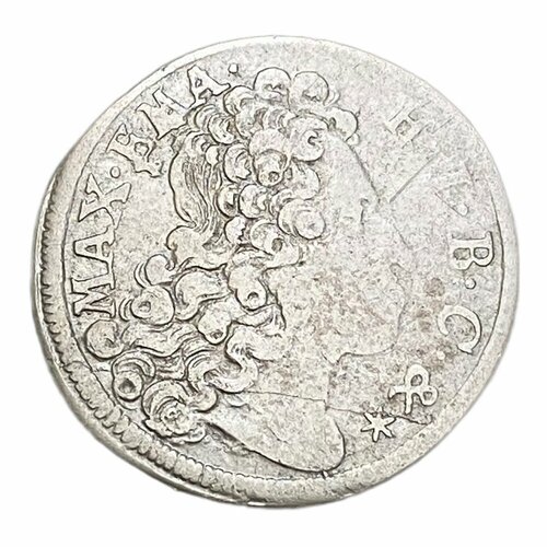 Германия, Бавария 3 крейцера 1718 г. клуб нумизмат монета 3 крейцера саксен майнингена 1828 года серебро герб