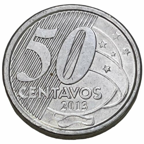 Бразилия 50 сентаво 2013 г. бразилия 50 сентаво 1956 г