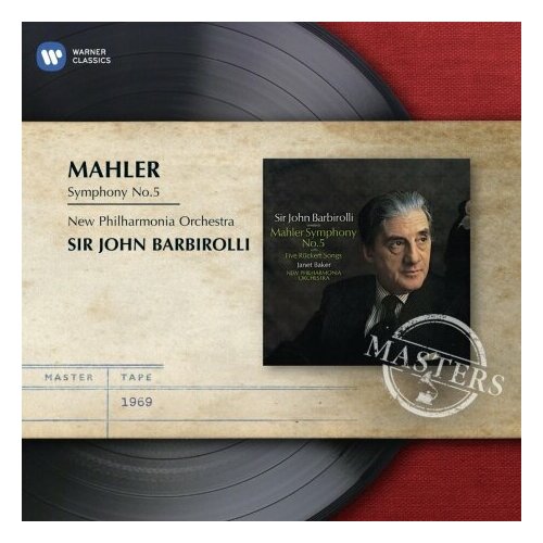 Компакт-Диски, Warner Classics, SIR JOHN BARBIROLLI - Mahler: Symphony No.5 (CD) holst the planets simon rattle philharmonia orchestra the ambrosian singers lp warner classics