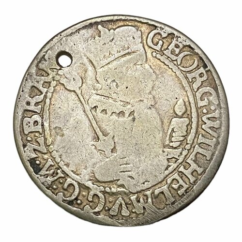 Германия, Бранденбург-Пруссия 1 орт (1/4 талера) 1624 г. германия бранденбург пруссия 6 грошей 1683 г hs