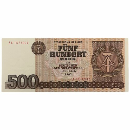 ГДР 500 марок 1985 г. гдр 500 марок 1985 г 2