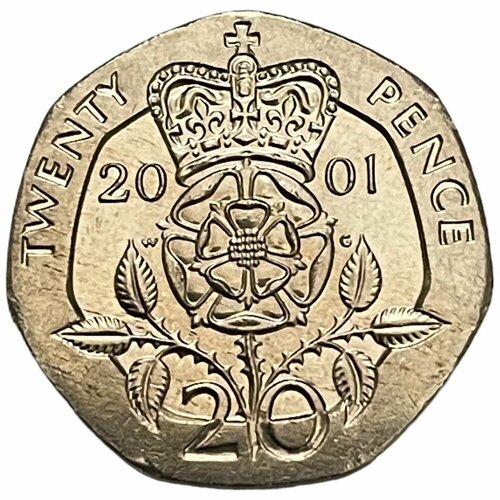 Великобритания 20 пенсов 2001 г.