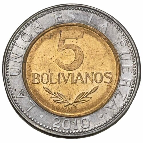 Боливия 5 боливиано 2010 г. клуб нумизмат банкнота 200 боливиано боливии 2018 года