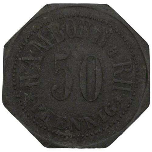 Германия (Германская Империя) Хамбург 50 пфеннигов 1917 г.