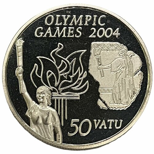 Вануату 50 вату 2003 г. (XXVIII летние Олимпийские Игры, Афины 2004) (Proof)