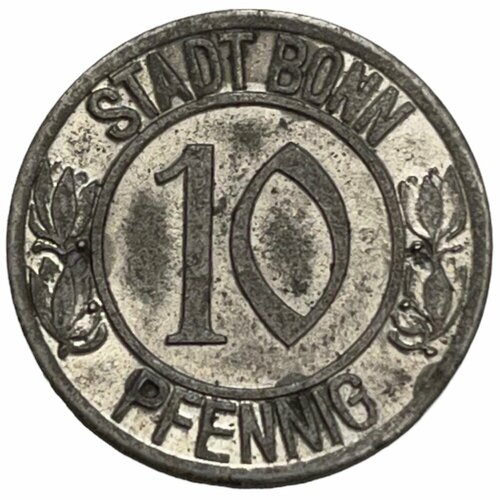 Германия (Веймарская Республика) Бонн 10 пфеннигов 1920 г. (3) германия веймарская республика йена 10 пфеннигов 1920 г 3