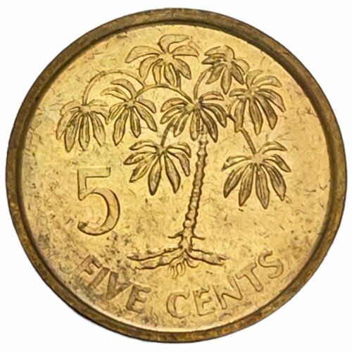 Сейшельские острова 5 центов 2010 г. (2) сейшельские острова 5 центов 1972 г фао