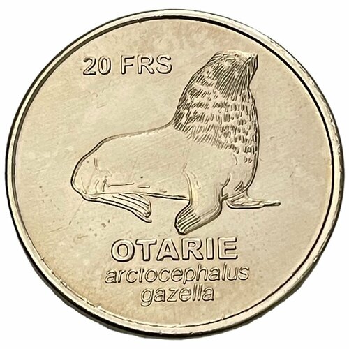 Острова Крозе 20 франков 2011 г.