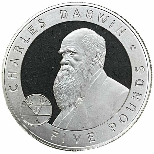 Джерси 5 фунтов 2006 г. (Великие британцы - Чарльз Дарвин) (Proof) darwin charles autobiographies