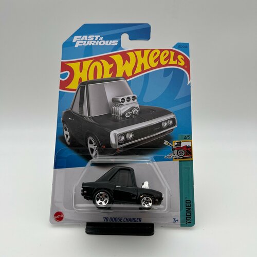 Hot Wheels 70 DODGE CHARGER Детская Машинка 1:64 Из серии TOONED hot wheels 69 chevelle шевроле 15 250 tooned 4 10 mattel ghf25 2020