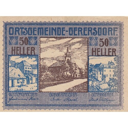 Австрия, Герерсдорф 50 геллеров 1914-1920 гг. (№1) австрия эд 50 геллеров 1914 1920 гг 1