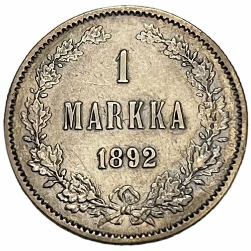 Российская империя, Финляндия 1 марка 1892 г. (L) (3)