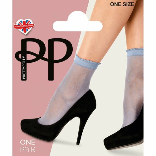 Носки Pretty Polly, размер 35/40, розовый, зеленый женские капроновые колготки в мелкий горошек