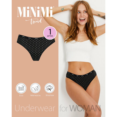фото Трусы minimi, размер 48, черный
