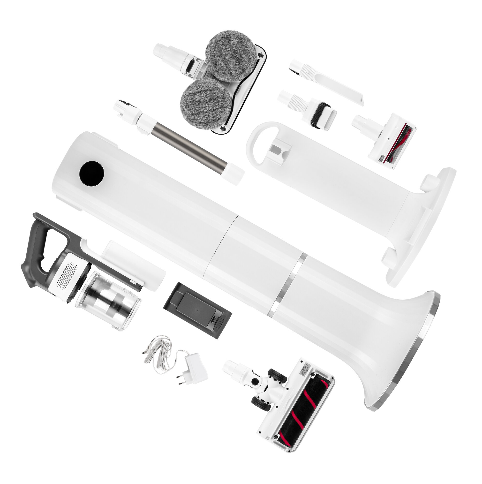 Вертикальный Пылесос Weissgauff V20 Bldc Wash&Dry Dust Station Со ...