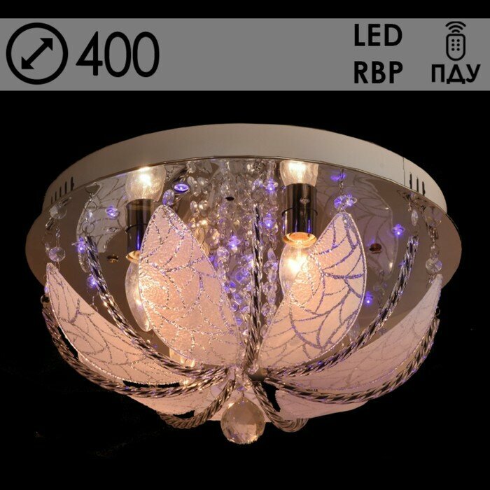 фото Люстра 55727/400 CR хром 4х40Вт E14 LED-RBP ПДУ 40х40х21см 9669810