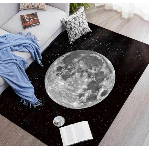 Ковер на пол Ковер Паласыч, 120х160, прикроватный, пушистый, с коротким ворсом, в детскую, в гостиную, в спальню