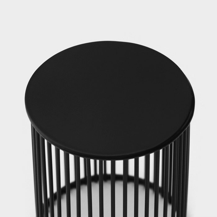 Сушилка для столовых приборов Доляна «Лофт», 8×8×10 см, цвет чёрный - фотография № 9