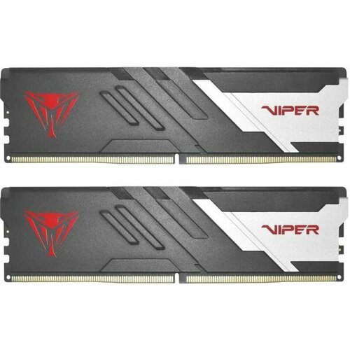 Оперативная память для компьютера 16Gb (2x8Gb) PC5-41600 5200MHz DDR5 DIMM Unbuffered CL36 Patriot Viper Venom PVV516G520C36K