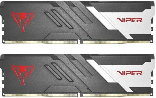 Оперативная память для компьютера 64Gb (2x32Gb) PC5-48000 6000MHz DDR5 DIMM CL36 Patriot Viper Venom PVV564G600C36K