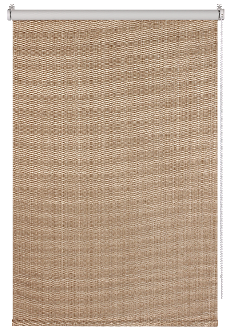 Штора рулонная блэкаут Dublin 110x160 см коричневая