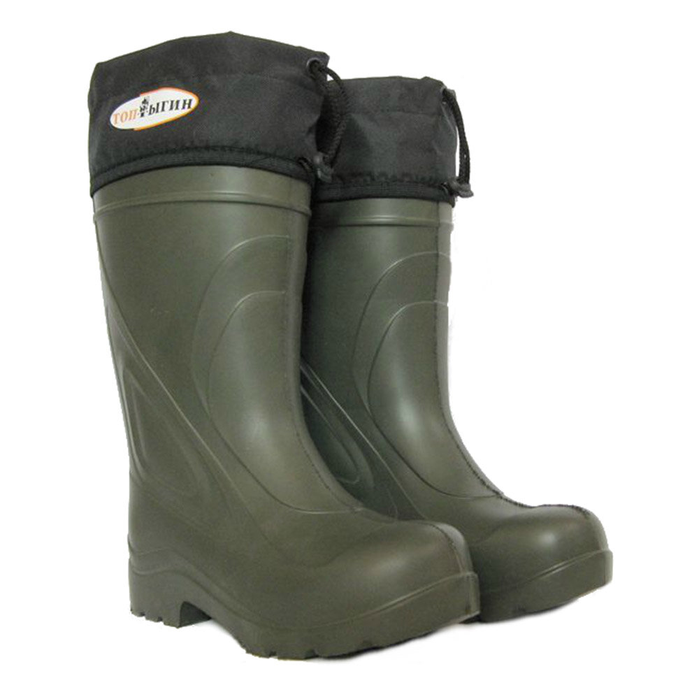 фото Сапоги Вездеход Топтыгин утепленные с манжетой ЭВА олива