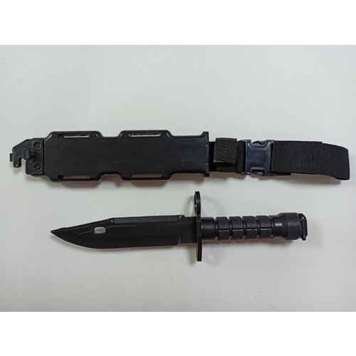 Штык-нож Cyma пластиковый тренировочный M9 BK карабин cyma m4 m lok 10 custom bk cm097d