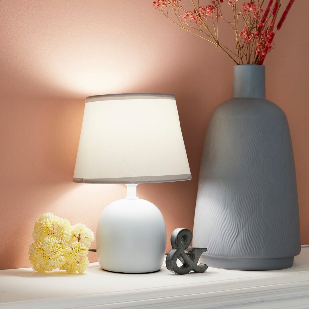 Настольная лампа Inspire Poki, цвет светло-серый