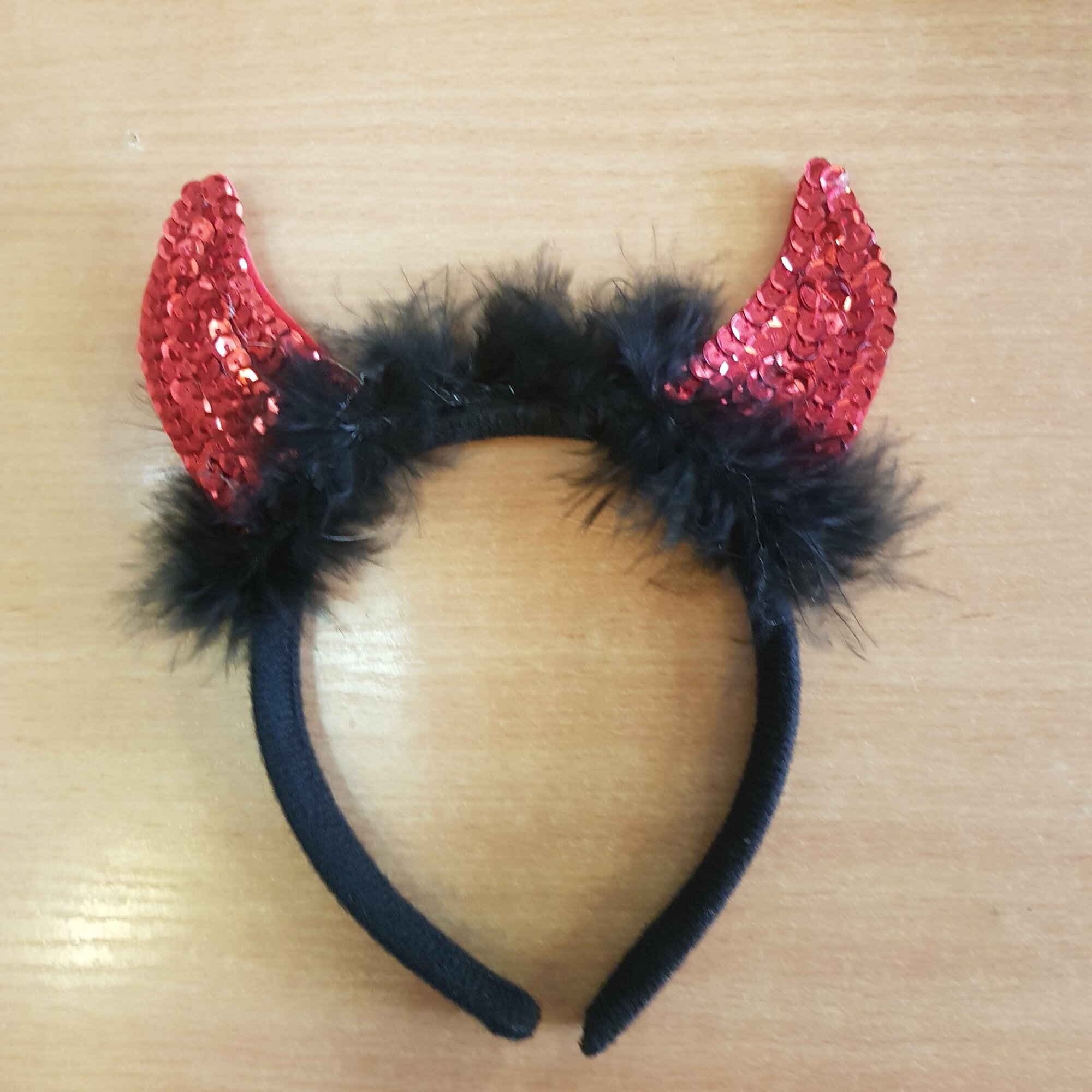 Карнавальный ободок "Хэллоуин" Рожки Чертика 1212