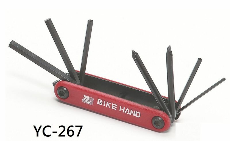 BIKE HAND YC-267 Набор инструментов складной в упаковке